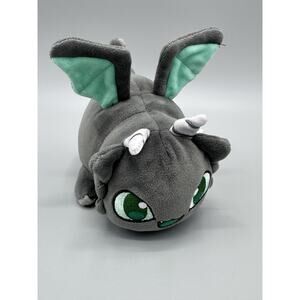 Aphmau MeeMeows Dragon Cat Plush Gray Teal Small 6 Inch Stuffed Animal